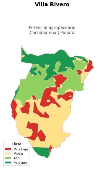 Potencial agropecuario municipio de Villa Rivero - Cochabamba