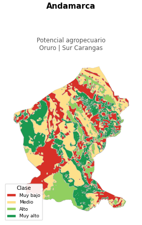 Potencial agropecuario municipio de Andamarca - Oruro