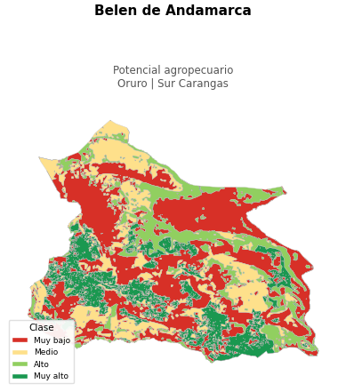 Potencial agropecuario municipio de Belén de Andamarca - Oruro