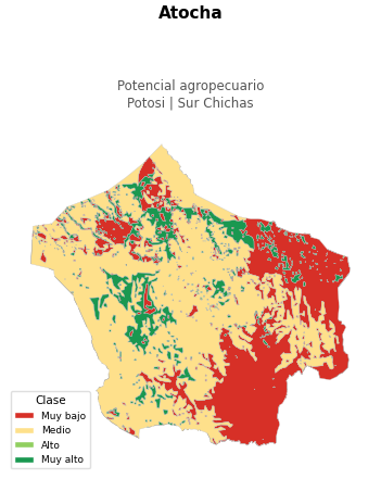 Potencial agropecuario municipio de Atocha - Potosí