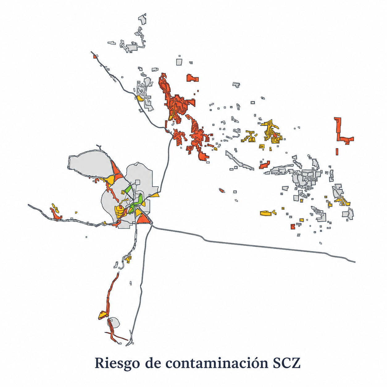 Riesgo de contaminación de Santa Cruz