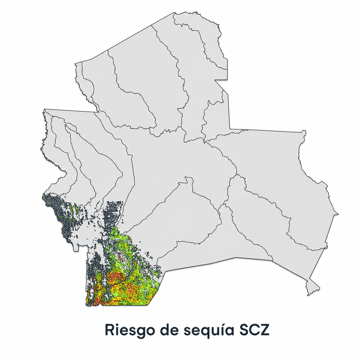 Riesgo de sequía de Santa Cruz
