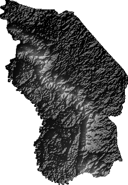 Modelo Digital de Elevaciones (SRTM) - Municipio de Puerto Menor de Rurrenabaque, Beni