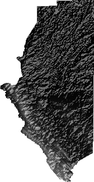 Modelo Digital de Elevaciones (SRTM) - Municipio de San Borja, Beni