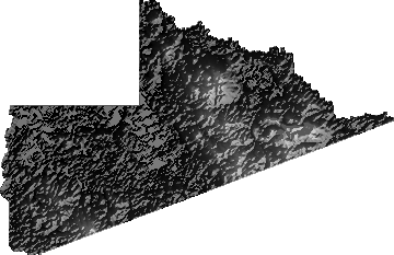 Modelo Digital de Elevaciones (SRTM) - Municipio de Baures, Beni