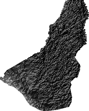 Modelo Digital de Elevaciones (SRTM) - Municipio de San Ignacio, Beni