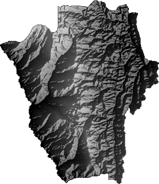 Modelo Digital de Elevaciones (SRTM) - Municipio de Tarvita, Chuquisaca