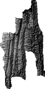 Modelo Digital de Elevaciones (SRTM) - Municipio de Monteagudo, Chuquisaca