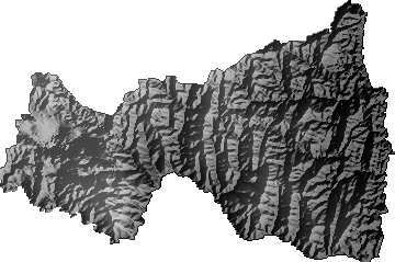 Modelo Digital de Elevaciones (SRTM) - Municipio de Culpina, Chuquisaca