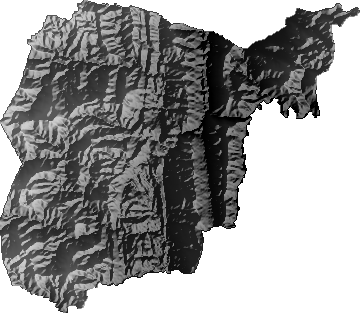 Modelo Digital de Elevaciones (SRTM) - Municipio de Villa Abecia, Chuquisaca