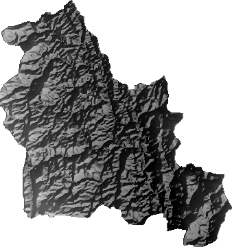 Modelo Digital de Elevaciones (SRTM) - Municipio de Sopachui, Chuquisaca