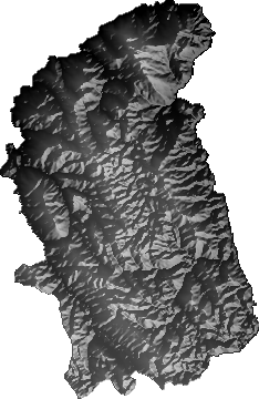 Modelo Digital de Elevaciones (SRTM) - Municipio de Presto, Chuquisaca
