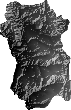 Modelo Digital de Elevaciones (SRTM) - Municipio de Villa Ricardo Mugia - Icla, Chuquisaca