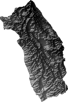 Modelo Digital de Elevaciones (SRTM) - Municipio de Zudañez, Chuquisaca