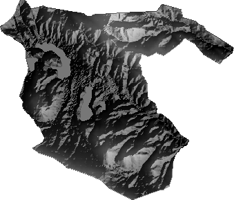 Modelo Digital de Elevaciones (SRTM) - Municipio de Vacas, Cochabamba