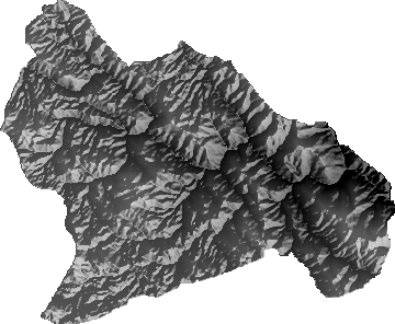 Modelo Digital de Elevaciones (SRTM) - Municipio de Tacopaya, Cochabamba