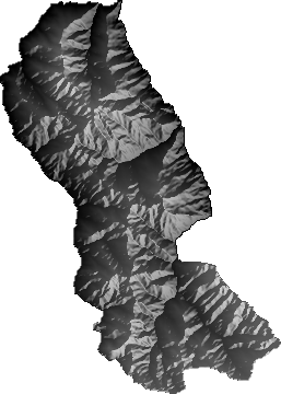 Modelo Digital de Elevaciones (SRTM) - Municipio de Ayopaya, Cochabamba