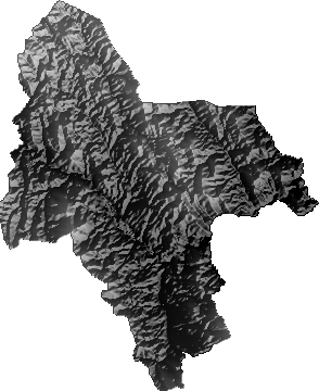 Modelo Digital de Elevaciones (SRTM) - Municipio de Omereque, Cochabamba