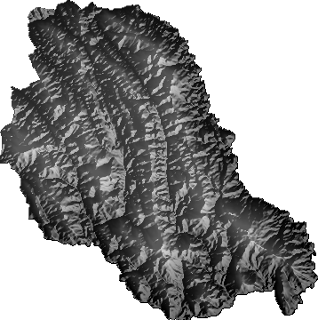 Modelo Digital de Elevaciones (SRTM) - Municipio de Pasorapa, Cochabamba