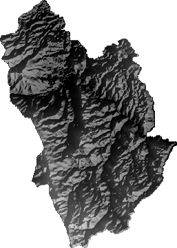 Modelo Digital de Elevaciones (SRTM) - Municipio de Capinota, Cochabamba
