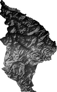 Modelo Digital de Elevaciones (SRTM) - Municipio de Pojo, Cochabamba