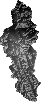 Modelo Digital de Elevaciones (SRTM) - Municipio de Totora, Cochabamba