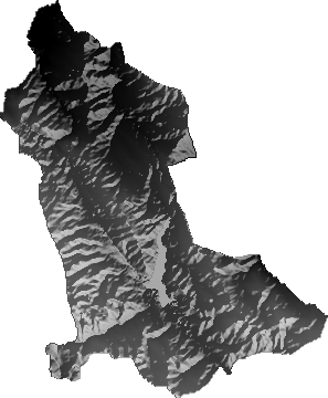 Modelo Digital de Elevaciones (SRTM) - Municipio de Colomi, Cochabamba