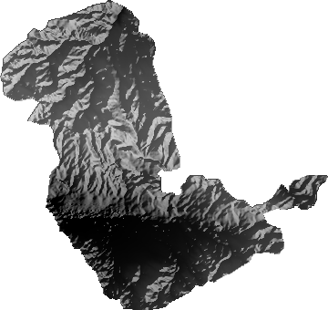 Modelo Digital de Elevaciones (SRTM) - Municipio de Sacaba, Cochabamba