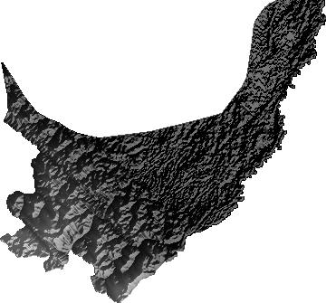 Modelo Digital de Elevaciones (SRTM) - Municipio de Villa Tunari, Cochabamba
