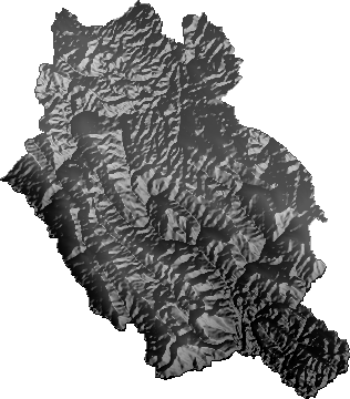 Modelo Digital de Elevaciones (SRTM) - Municipio de Anzaldo, Cochabamba