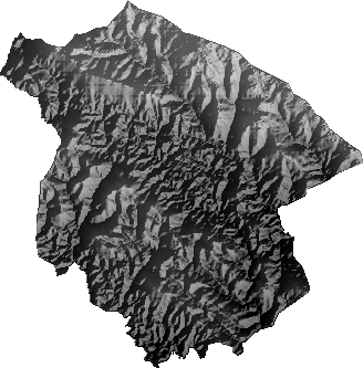 Modelo Digital de Elevaciones (SRTM) - Municipio de Alalay, Cochabamba