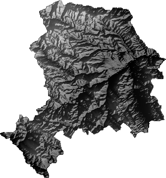 Modelo Digital de Elevaciones (SRTM) - Municipio de Mizque, Cochabamba