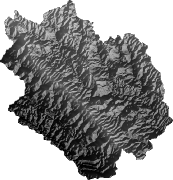 Modelo Digital de Elevaciones (SRTM) - Municipio de Vila Vila, Cochabamba