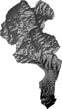 Modelo Digital de Elevaciones (SRTM) - Municipio de Quillacollo, Cochabamba