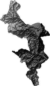 Modelo Digital de Elevaciones (SRTM) - Municipio de Sipesipe, Cochabamba