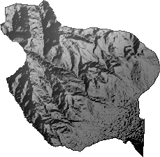 Modelo Digital de Elevaciones (SRTM) - Municipio de Vinto, Cochabamba