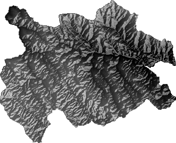 Modelo Digital de Elevaciones (SRTM) - Municipio de Tapacarí, Cochabamba