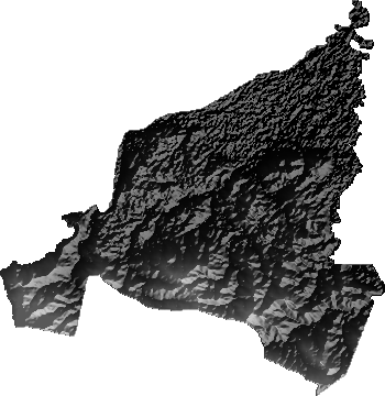 Modelo Digital de Elevaciones (SRTM) - Municipio de Shinahota, Cochabamba