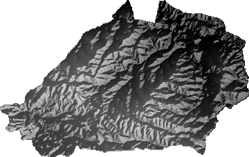Modelo Digital de Elevaciones (SRTM) - Municipio de Tiraque, Cochabamba