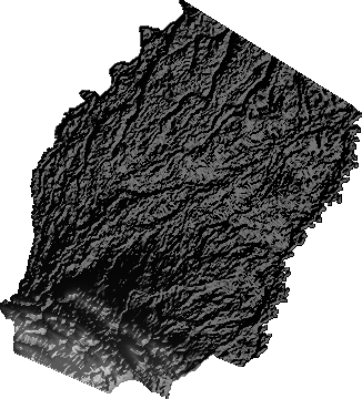 Modelo Digital de Elevaciones (SRTM) - Municipio de Ixiamas, La Paz