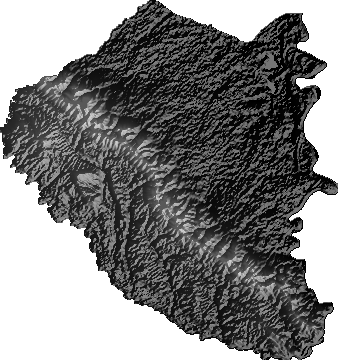 Modelo Digital de Elevaciones (SRTM) - Municipio de San Buenaventura, La Paz