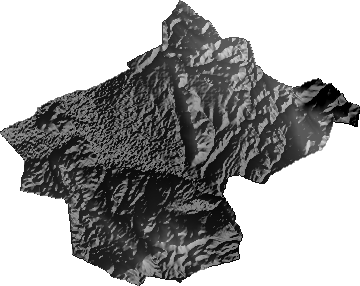 Modelo Digital de Elevaciones (SRTM) - Municipio de Ayo Ayo, La Paz
