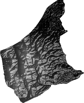 Modelo Digital de Elevaciones (SRTM) - Municipio de Colquencha, La Paz