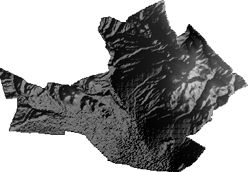 Modelo Digital de Elevaciones (SRTM) - Municipio de Patacamaya, La Paz