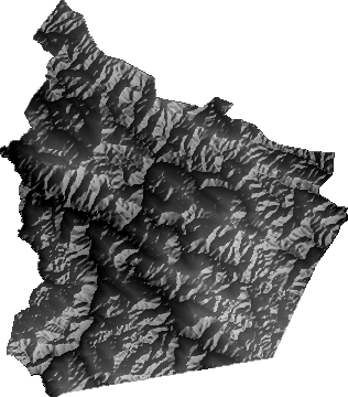 Modelo Digital de Elevaciones (SRTM) - Municipio de Caranavi, La Paz