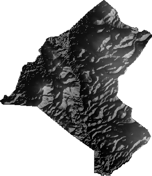 Modelo Digital de Elevaciones (SRTM) - Municipio de Catacora, La Paz
