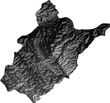 Modelo Digital de Elevaciones (SRTM) - Municipio de Chacarilla, La Paz