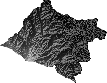 Modelo Digital de Elevaciones (SRTM) - Municipio de San Pedro de Curahuara, La Paz