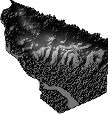 Modelo Digital de Elevaciones (SRTM) - Municipio de Desaguadero, La Paz