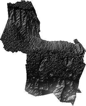 Modelo Digital de Elevaciones (SRTM) - Municipio de Tiahuanacu, La Paz